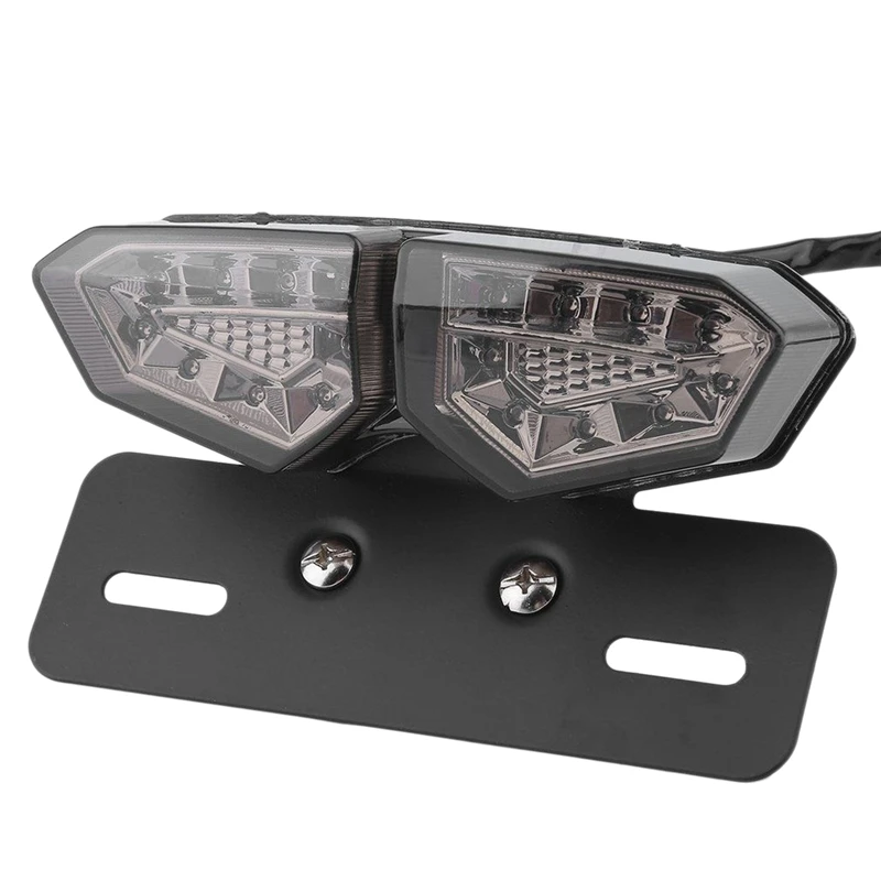 Задние габаритные огни мотоцикла 12В светодиодный стоп сигнал заднего вида