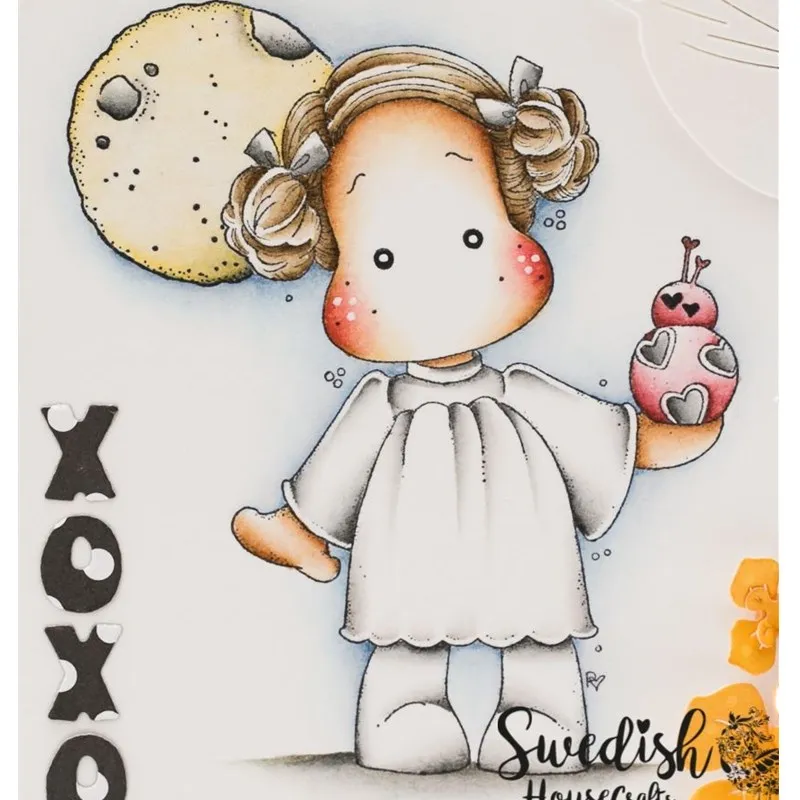 

Прозрачный силиконовый штамп и штамп для красивой девушки yulan, клеящееся Скрапбукинг «сделай сам», фотоальбом с милым рисунком