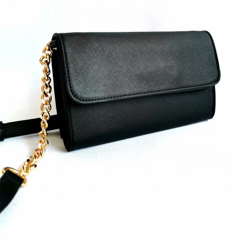 

Saffiano leather small crossbody bags for women gold chains shoulder bag for women leather luxury purses and handbags cross body