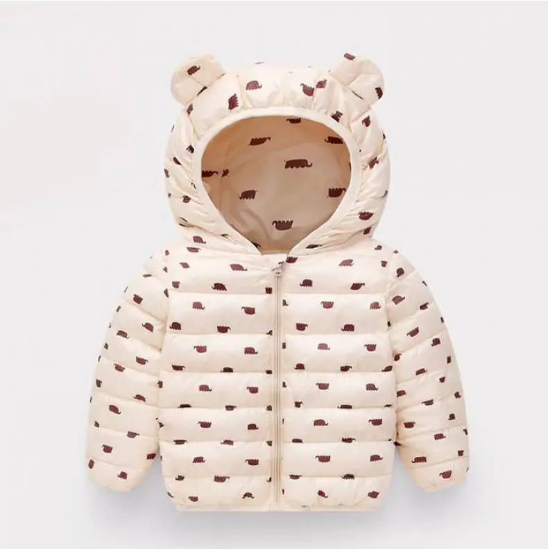 New Baby Snowsuit Snow Wear Winter Cotton Jacket Winter Baby Kids Clothes Hooded Infant Parka Winter For Baby Winter Clothes - Цвет: B1
