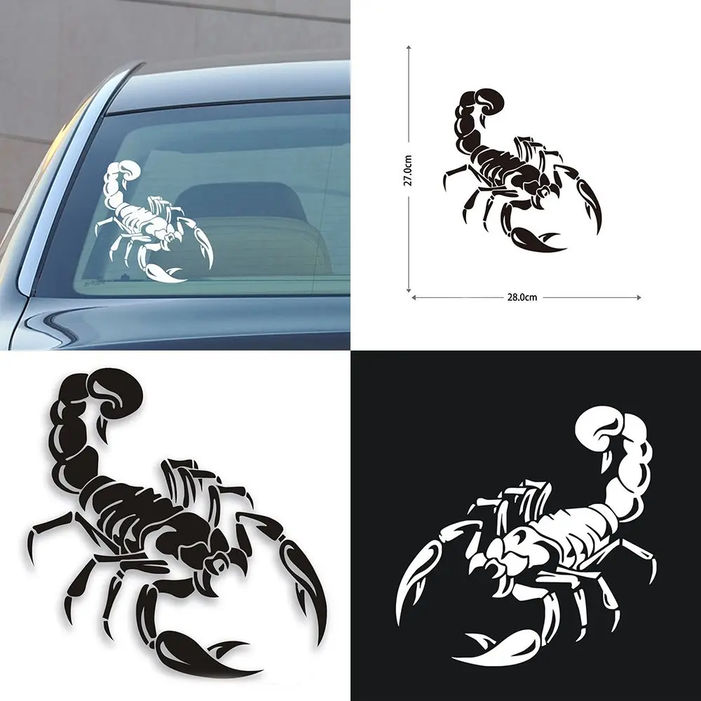 

1Pc 3D Scorpions Car Sticker Body Trucks Window Waterproof PVC Car-styling Auto Decal Car Bonnet Side Stripes Animal Sticker