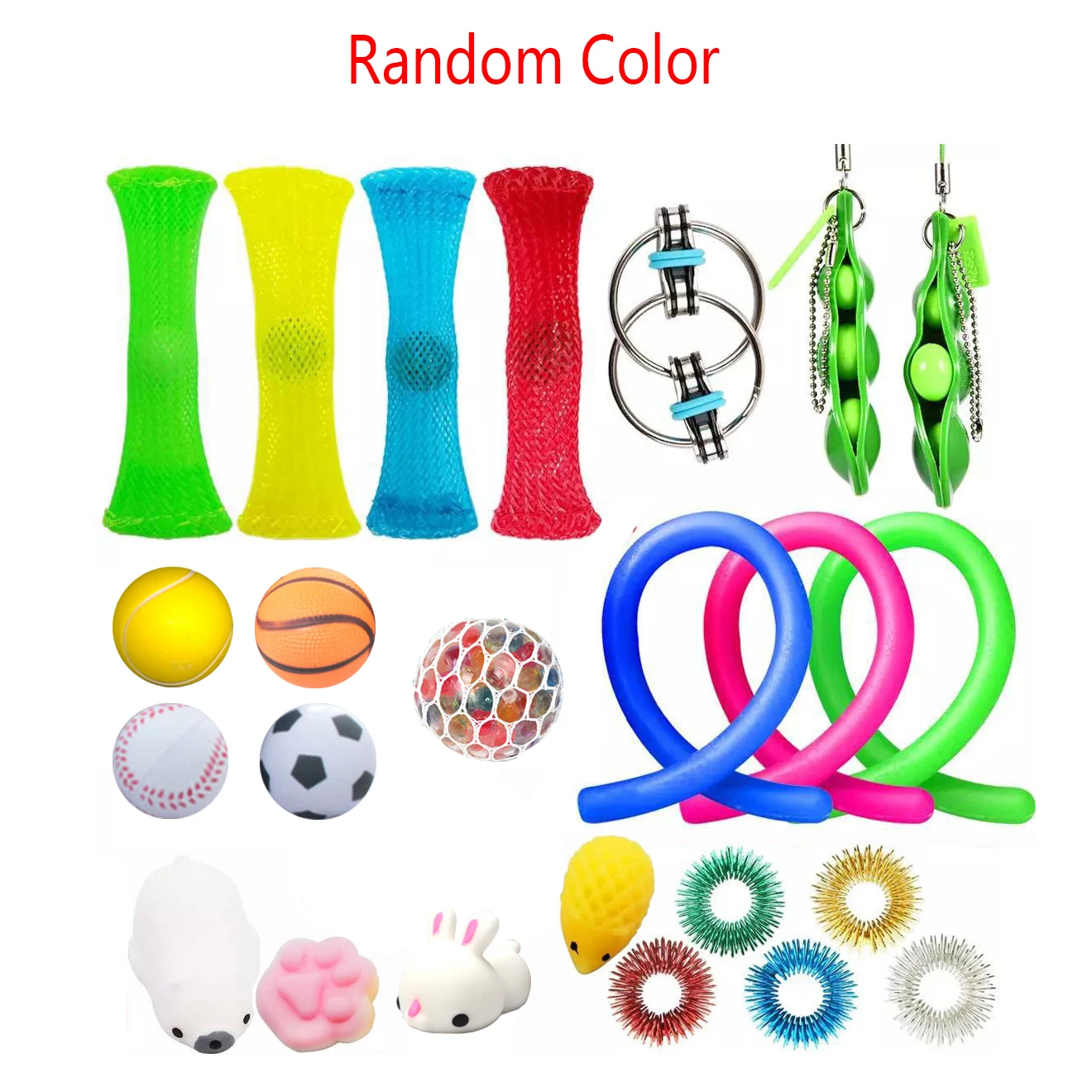 

3/8/22/24/27Soft Bread Toys Cute Squishy Pack Cute Toys Pendant Anti-stress Rising
