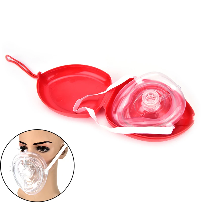 CPR Resuscitator Rescue Emergency First Aid Masks Breathing Mask Mouth Breath One-way Valve Tools | Безопасность и защита