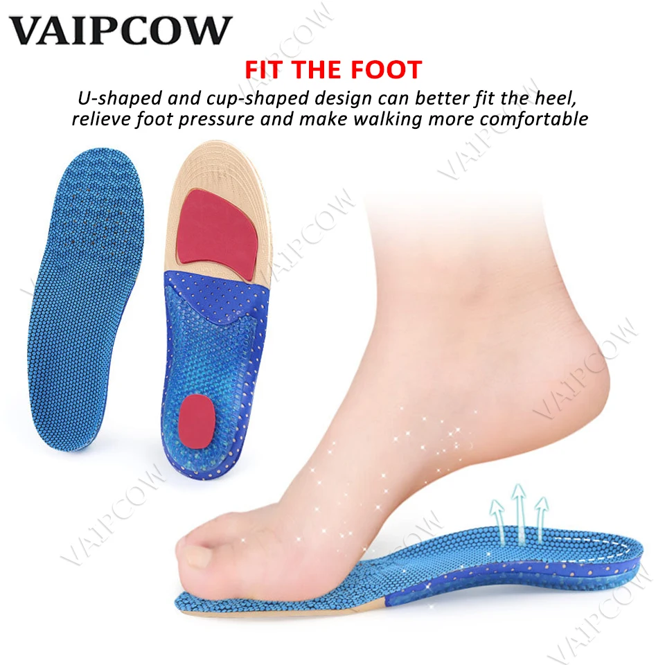 Flatfoot Orthotics Orthopedic Shoe Insole Shoes Accessories Orthopedic Memory Foam Sport Arch Support Insert Pad Woman Men