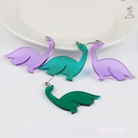 dinosaur earrings lovely colorful animal dinosaur earrings suitable for girls ladies childrens birthday gifts lovely jewelry