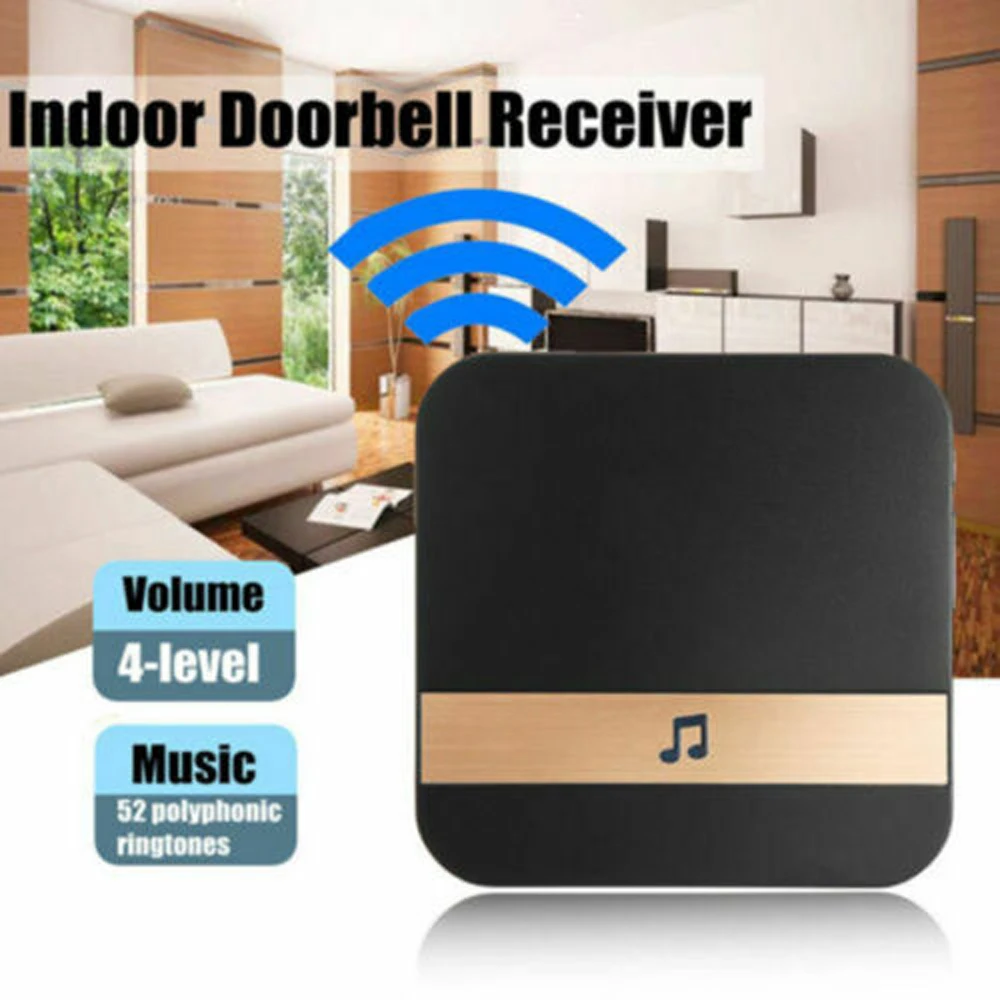 

US/EU/AU Plug Wireless Ding Dong Doorbell Smart WiFi Door Ring Use with Video Doorbell Dingdong Machine Ring for Home Reminder