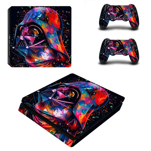 P4SQB0063 Star Wars полное покрытие лицевые панели PS4 тонкая кожа Виниловая наклейка, стикер для консоли Playstation 4 и контроллеров PS4 тонкий стикер кожи - Цвет: P4SQB0063