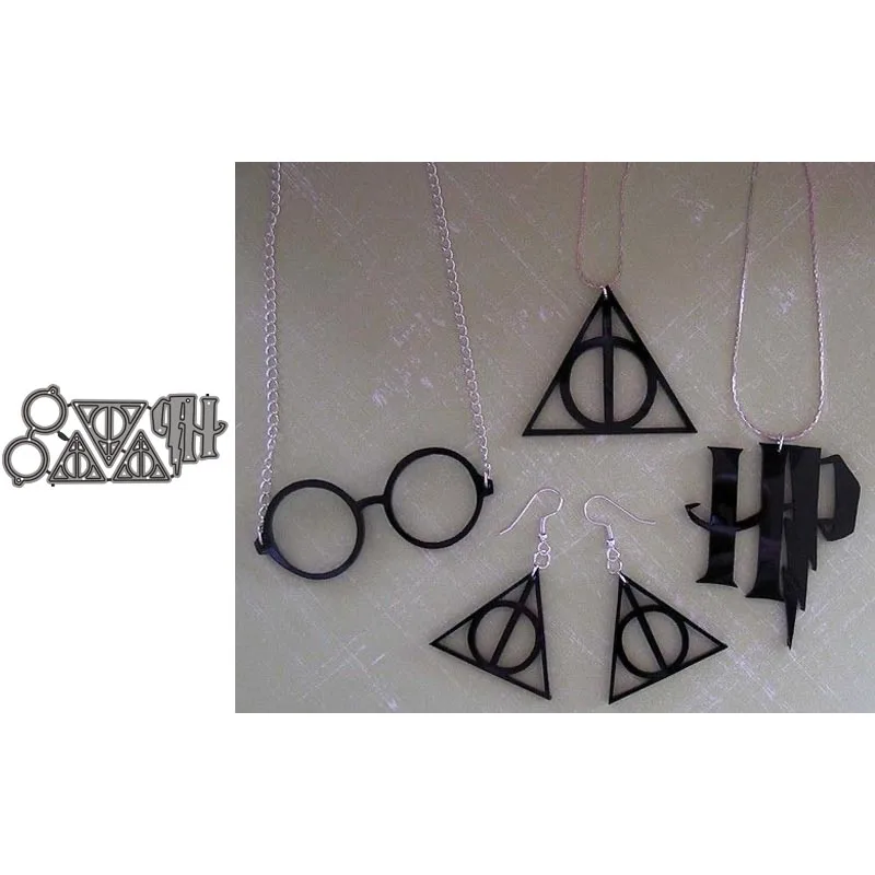 

METAL CUTTING DIES Triangle Glasses Stencil Scrapbooking Photo Album Card Paper Embossing Craft DIY