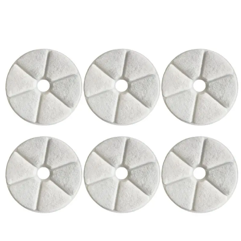 6 шт. запасной дозатор для воды домашних животных фильтр с активированным углем