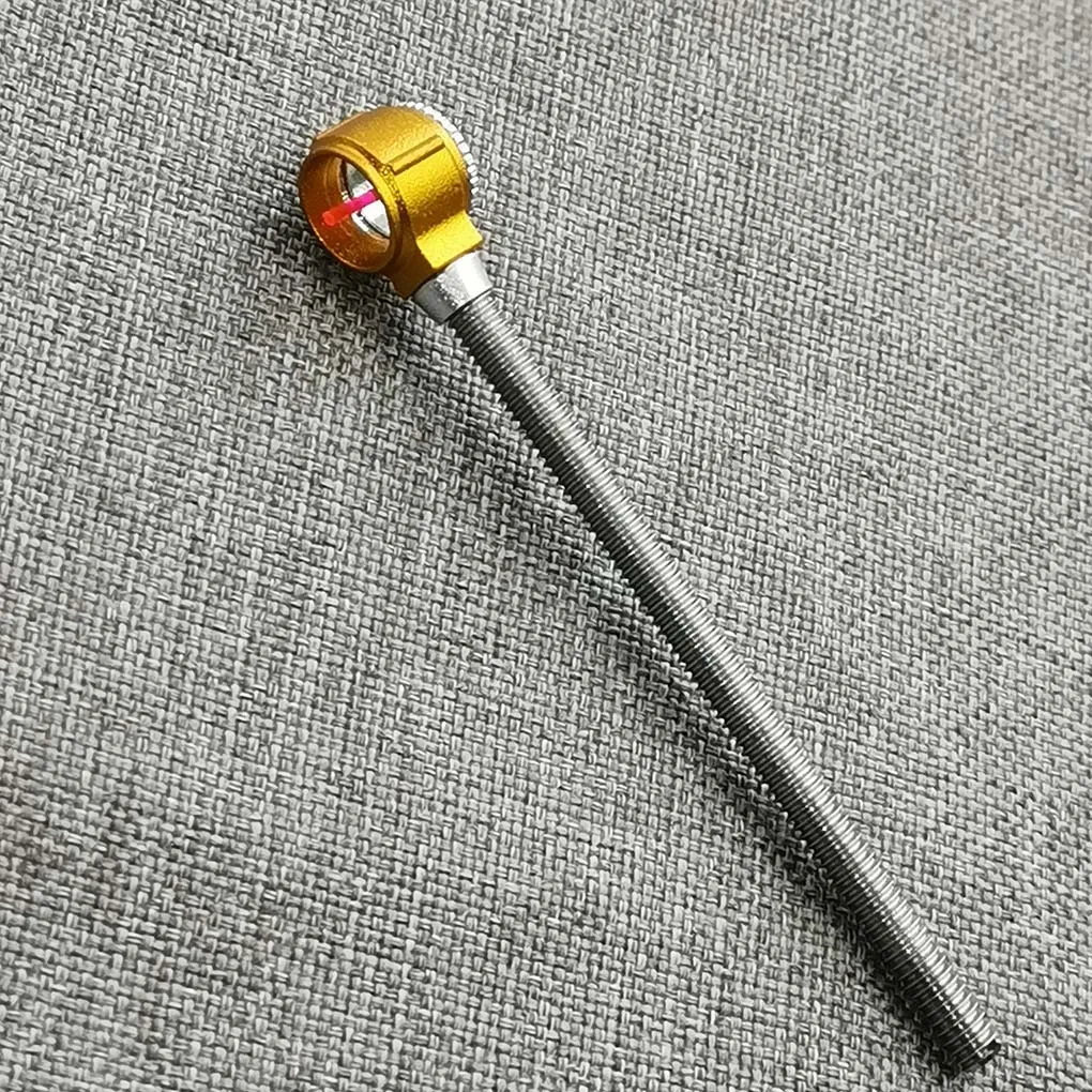 Изогнутый лук-прицел Pin1.0/0 75/0 5 красный оптический волокно алюминий + нержавеющая