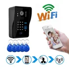 Беспроводной видеодомофон 1080p с Wi-Fi, дверной звонок, IP-Интерком, камера, дверной звонок, дверной звонок для виллы, фабрики, домашний вход, Удаленная разблокировка, система доступа