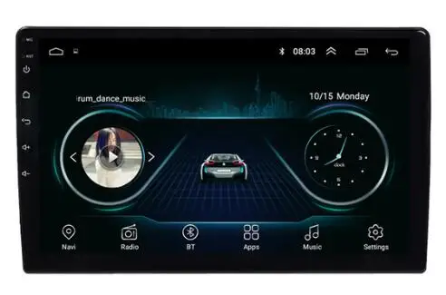 7 дюймов 9 дюймов 10,1 дюймов Android автомобильный gps плеер Емкостный HD сенсорный экран радио стерео Поддержка Камера заднего вида вход Android 8,0