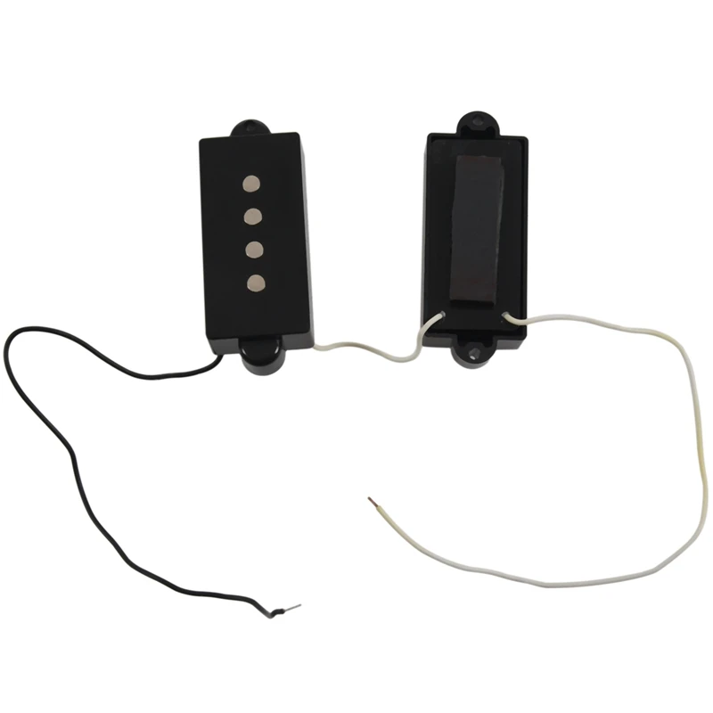 1 Набор 4 струны бесшумный пикап черный для точности P Замена баса | Спорт и