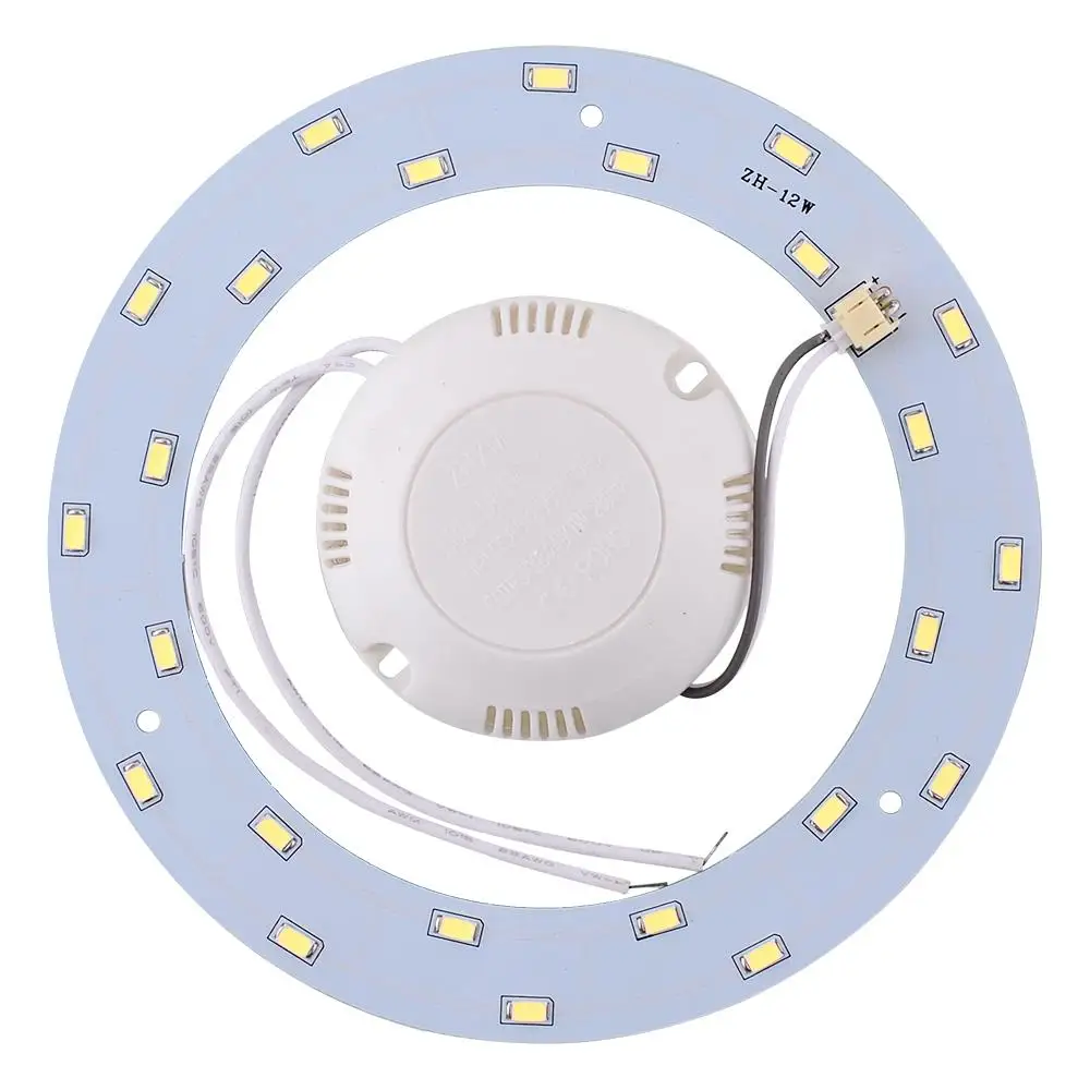 

12W 24 5730 LED Saving Panel Circle Annular Practical Ceiling Light Pure White