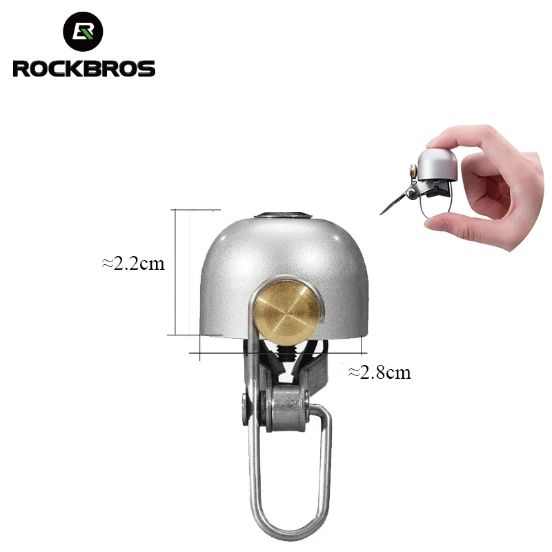 Rockbros, велосипедный велосипед, велосипедный руль, звонок, безопасное металлическое кольцо, громкий звук, руль, колокольчики, ультра-громкий MTB, рога для шоссейных велосипедов