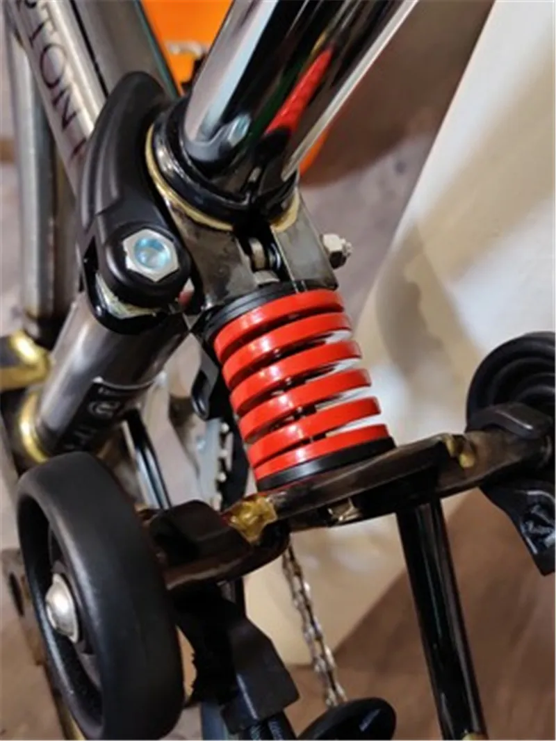 Велосипедная задняя подвеска для Brompton складной велосипед пружинный