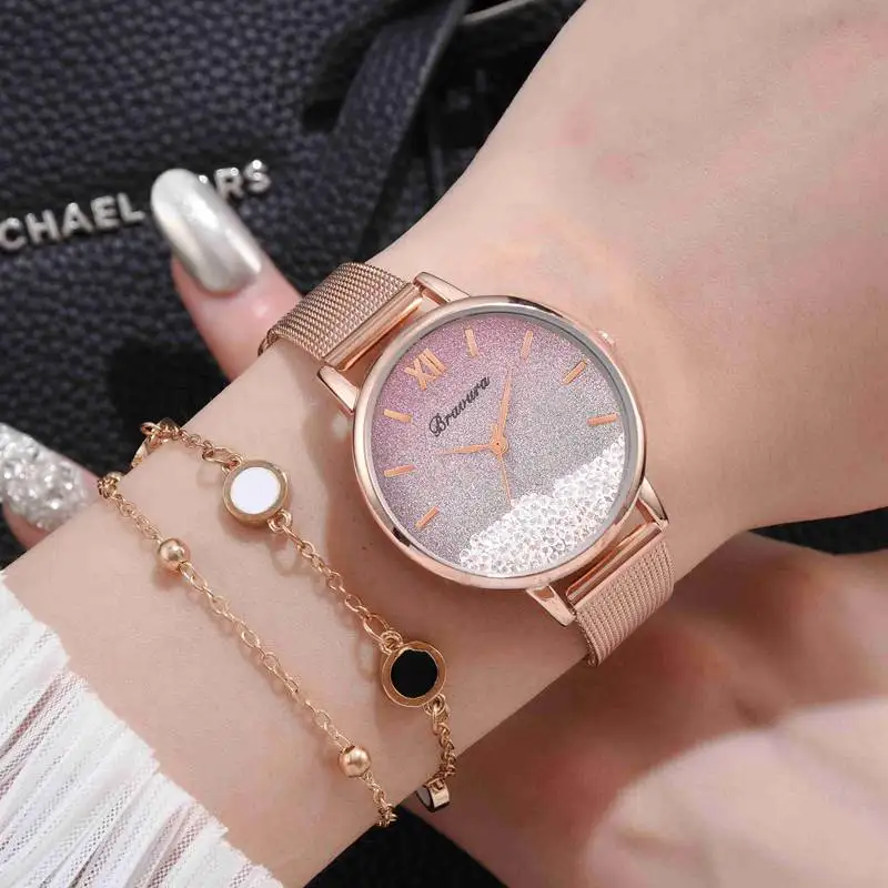 

Luxury WomenS Wristwatch Metal Alloy Watchband Fashion Women Watches Quartz Clock Ladies Watch Gift Zegarek Damski Relogio