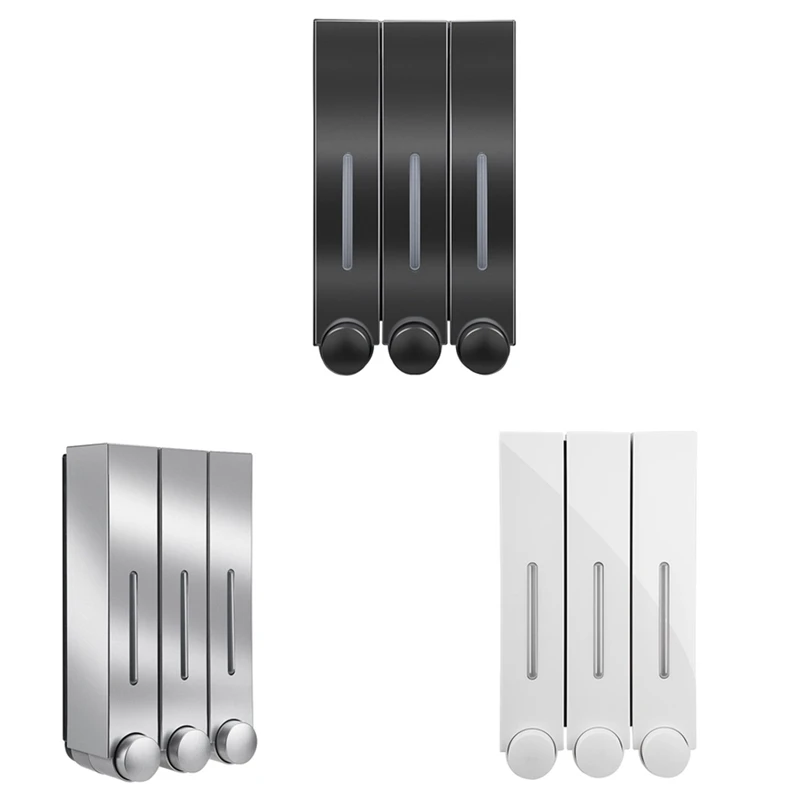 

Wall Mounted Bathroom Liquid Soap Dispenser Shampoo Bottle for Bath