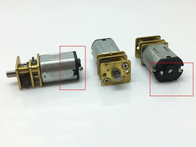 Мини-мотор-редуктор Micro N20 металлический корпус с большим крутящим моментом 3-6 В