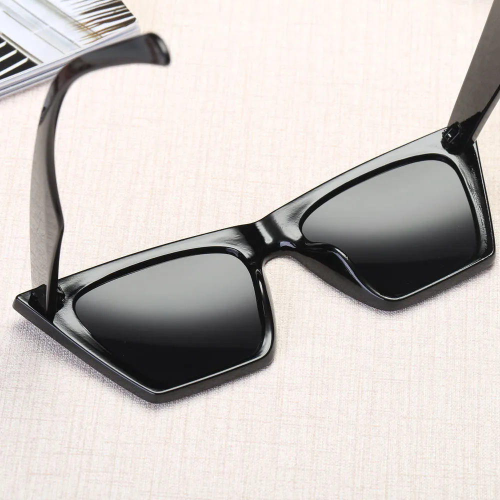 

Fashion Women Sunglasses Cat Eye Shades Luxury Brand Designer Sun Glasses Integrated Eyewear Candy Color UV400 2021