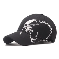 high quality skull embroidery hip hop baseball cap men and women couples outdoor sports caps sun hats