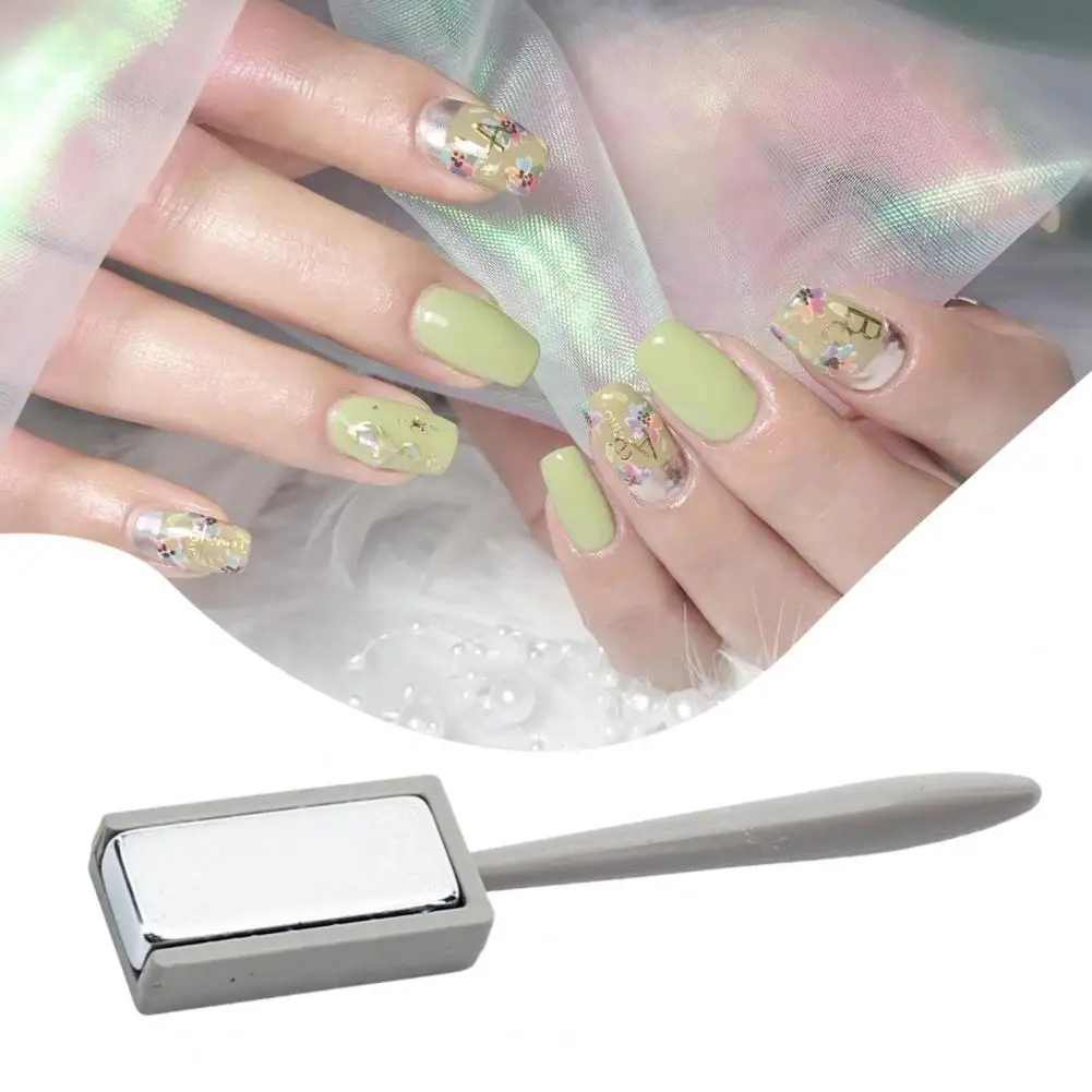 

Nail Art Magnet Stick Board for Gel Varnish 9D Cat's Eye Line Strip Effect Square Round Shape Strong Magnetic Nail Tool