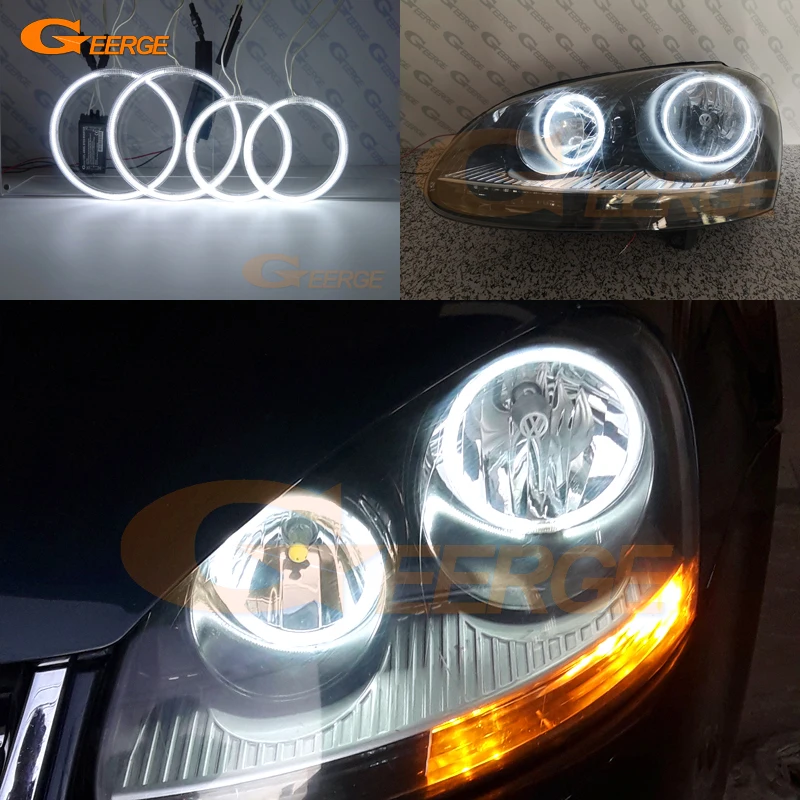 Для VOLKSWAGEN VW golf 5 V mk5 2004 2005 2006 2007 2008 2009 отличные ультра яркие CCFL ангельские глазки