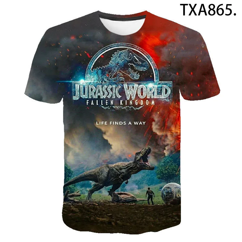 2020 футболка с парком Юрского периода для мужчин и женщин Детская 3D принтом