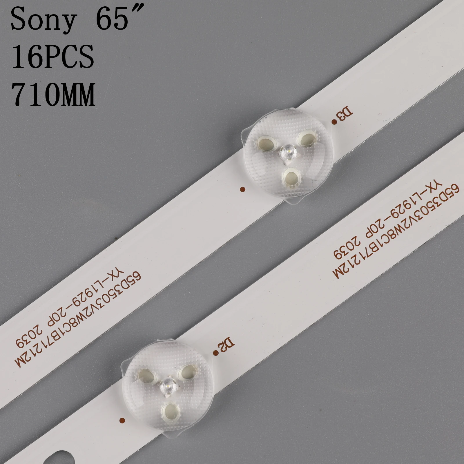 16 шт. светодиодный подсветка полосы света бар CX-65S03E01 для Sony 65 &quotТВ KDL-65W857C KDL-65W859C