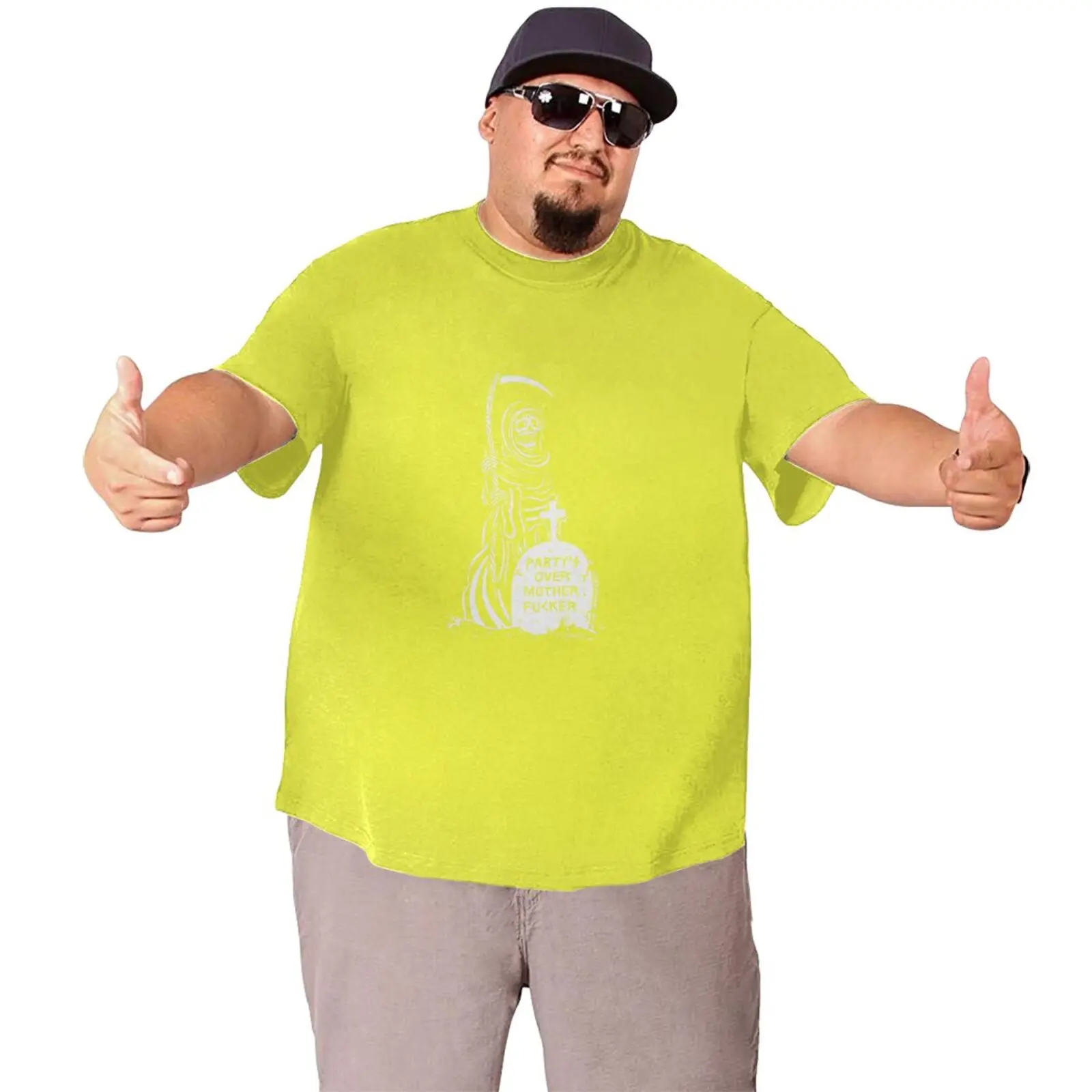 

New Cotton Men Top Loose Fit Round Neck Casual Short-Sleeved Men T-Shirt Lurking Class Plus Size 9 Color Pullover Tees OEM/ODM