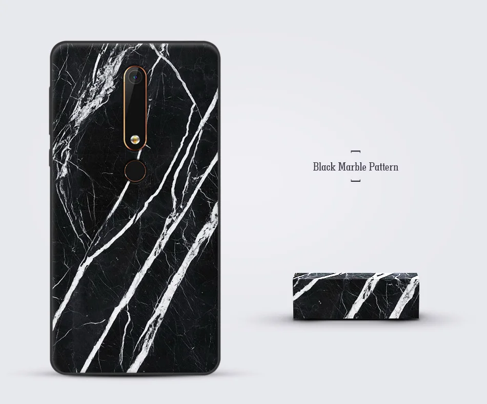Для Nokia 6,1/6 чехол Мягкая силиконовая Обложка ТПУ Дерево Деревянный камень узорной чехол для телефона защитный чехол противоударный
