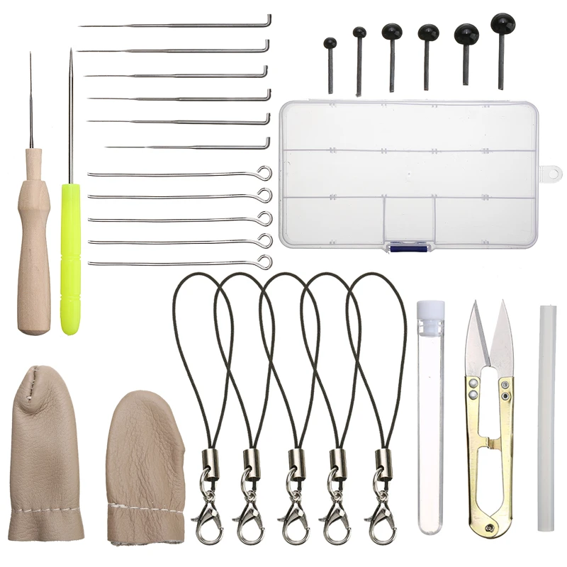 Набор инструментов для валяния сделай сам из войлока 40 цветов набор шерсти и