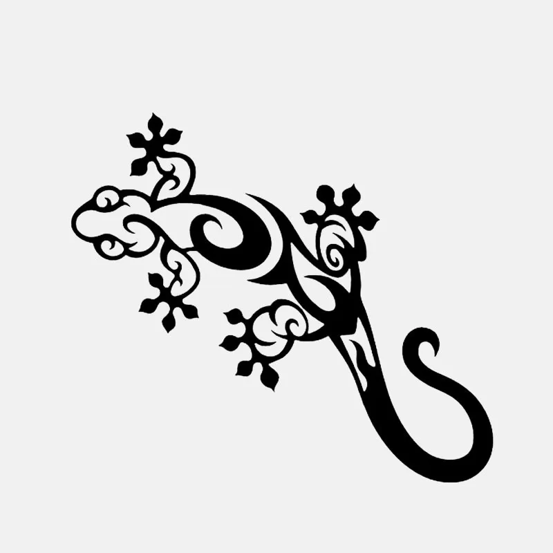 Крутая Милая ящерица Хамелеон декор для Авто/бампер/окно виниловая наклейка