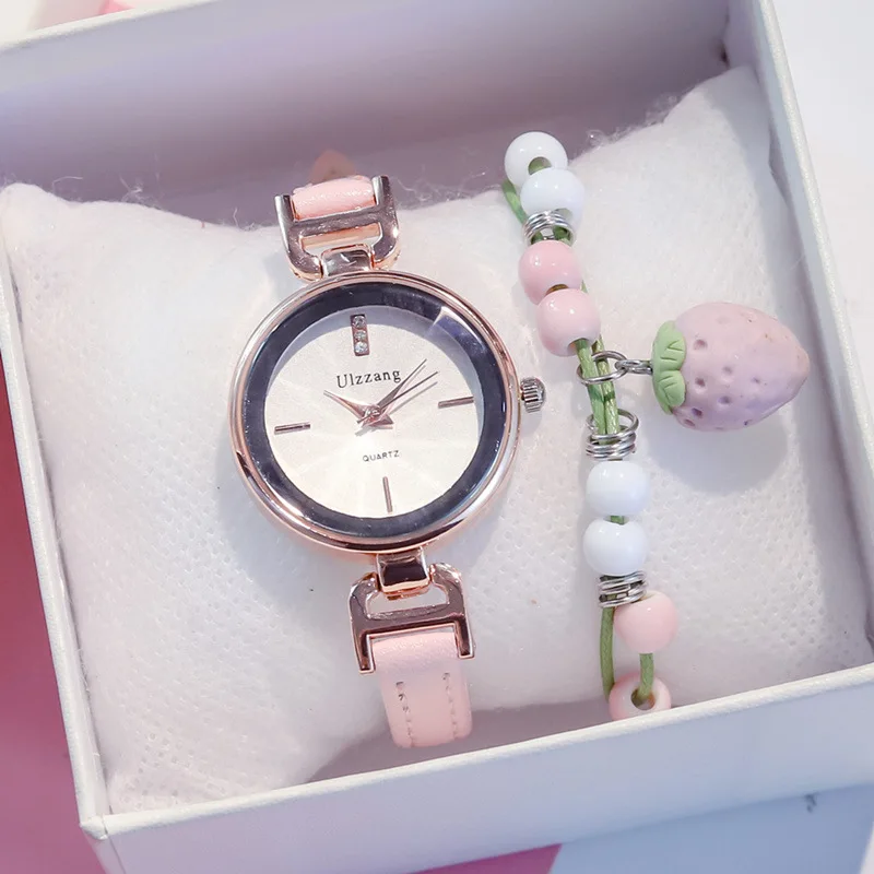 

Retro Simple Women Watches Laides Casual Quartz Wrist Watch Multi Color Leather Band New Strap Watch Female Clock Reloj Mujer