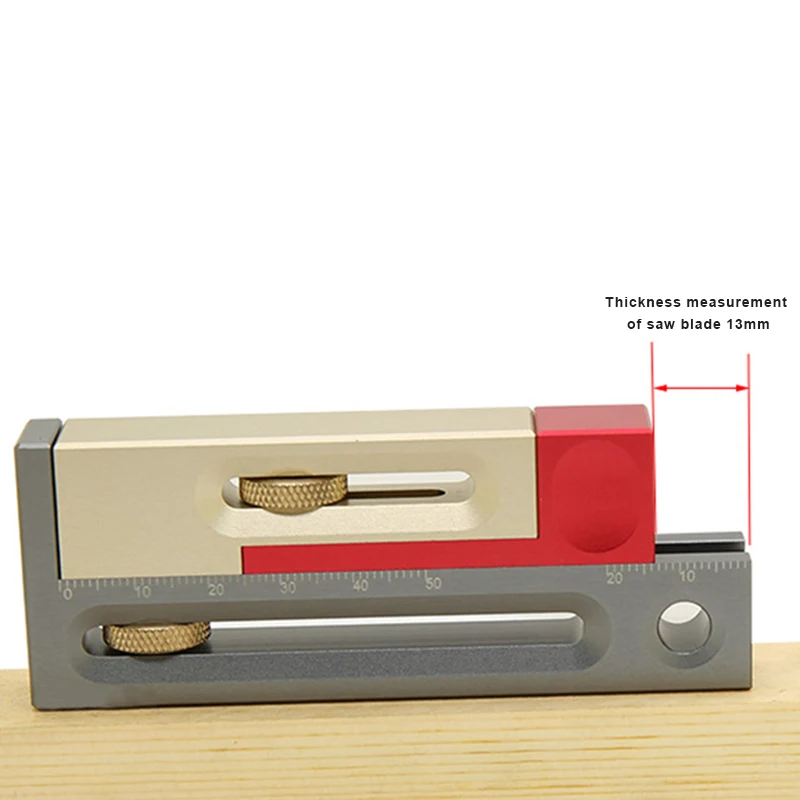 Woodworking Gap Gauge Table Saw Slot Adjuster Sawtooth Seam Depth Ruler for Woodworker Designer Max Measuring 50cm CLH@8 | Инструменты