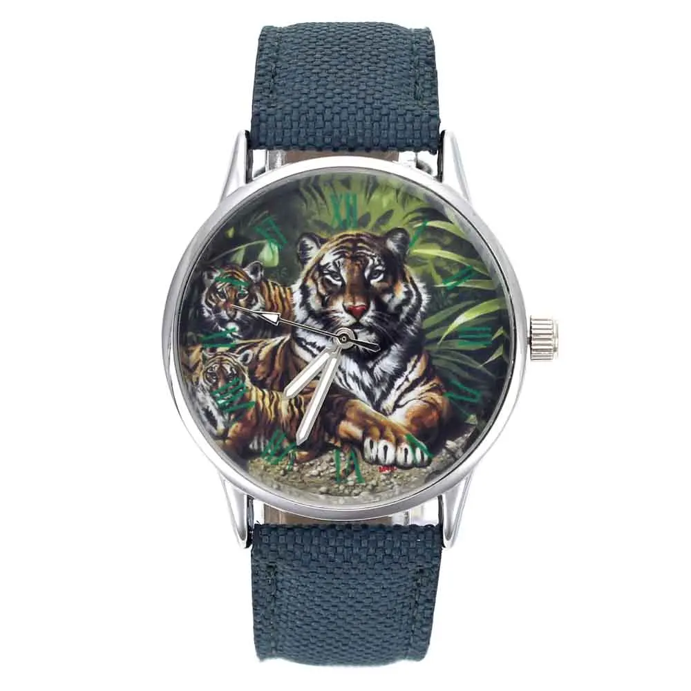 Часы наручные Tiger Forest King женские и мужские кварцевые модные ювелирные украшения с