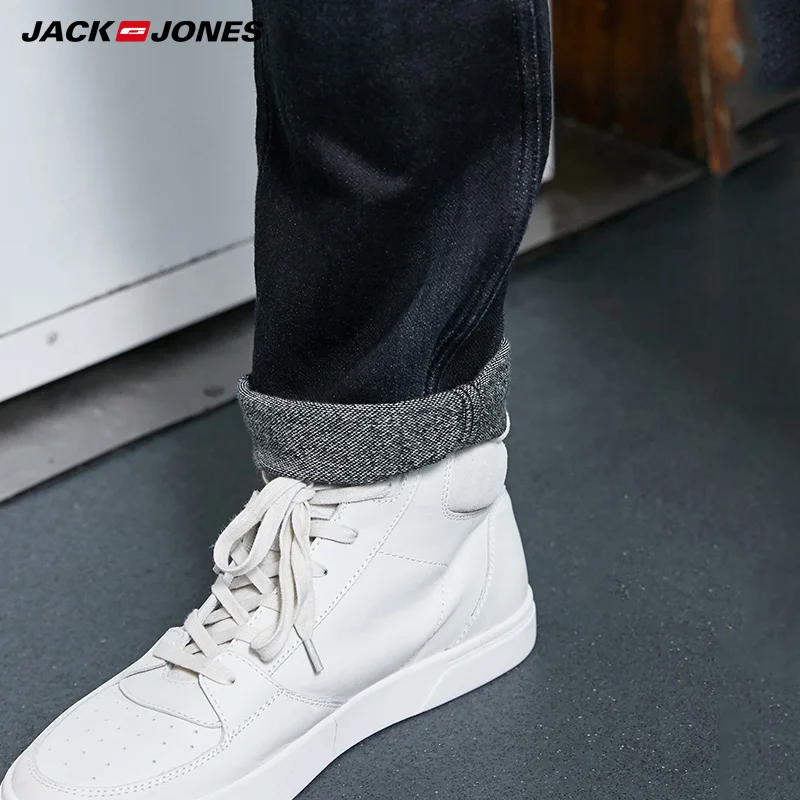 JackJones осенние и зимние мужские облегающие эластичные джинсовые брюки |