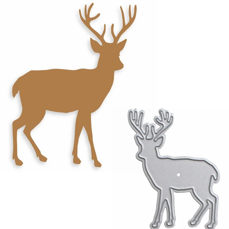 Художественные металлические Вырубные штампы в виде оленя для изготовления