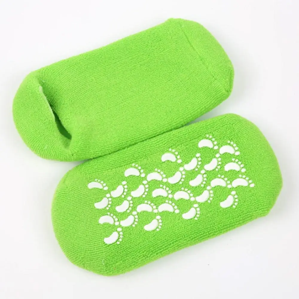light green Уход за кожей ног 1 пара Женские хлопковые носки тонкие повседневные Нескользящие на плоской подошве низкие носки лодочкой осенние носки - Цвет: light green