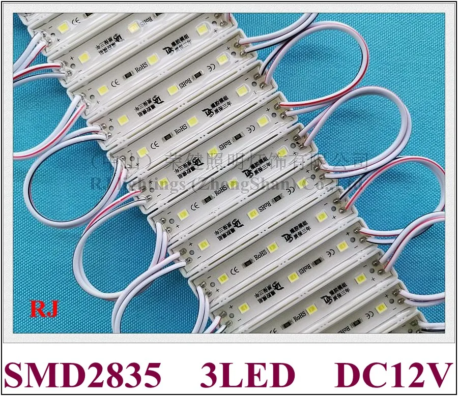 Светодиодный светильник модуль для Букв знак DC12V SMD 2835 3 светодиодный 0 9 Вт 100lm 58 мм