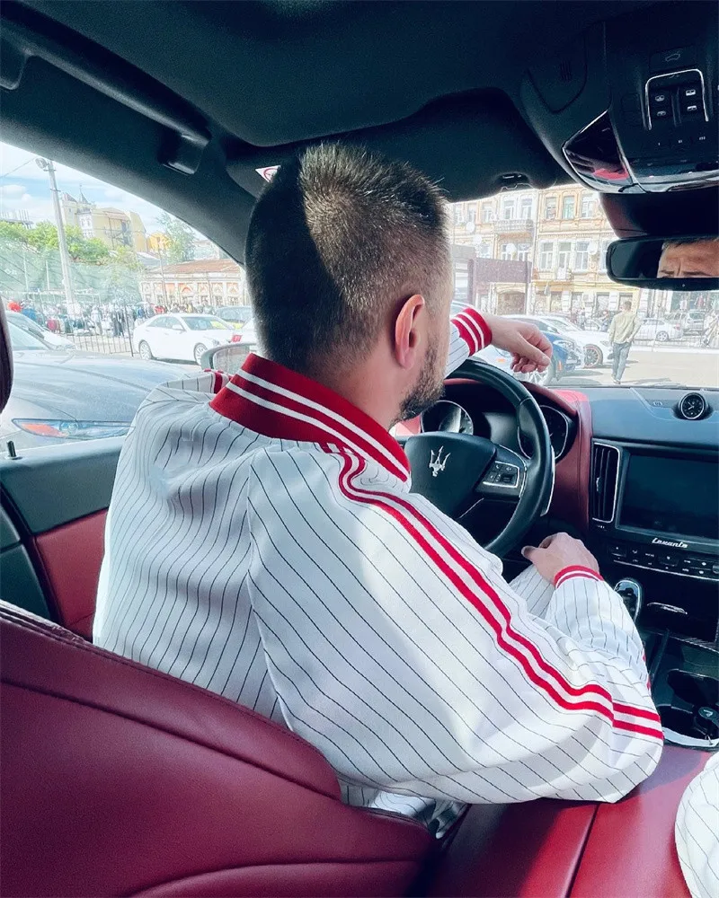 

New Men Sportswear Sets Autumn Set Mens Tracksuit Patchwork Hip Hop Sweatshirt+Pants Male Casual Jacket Streetwear Track Suits