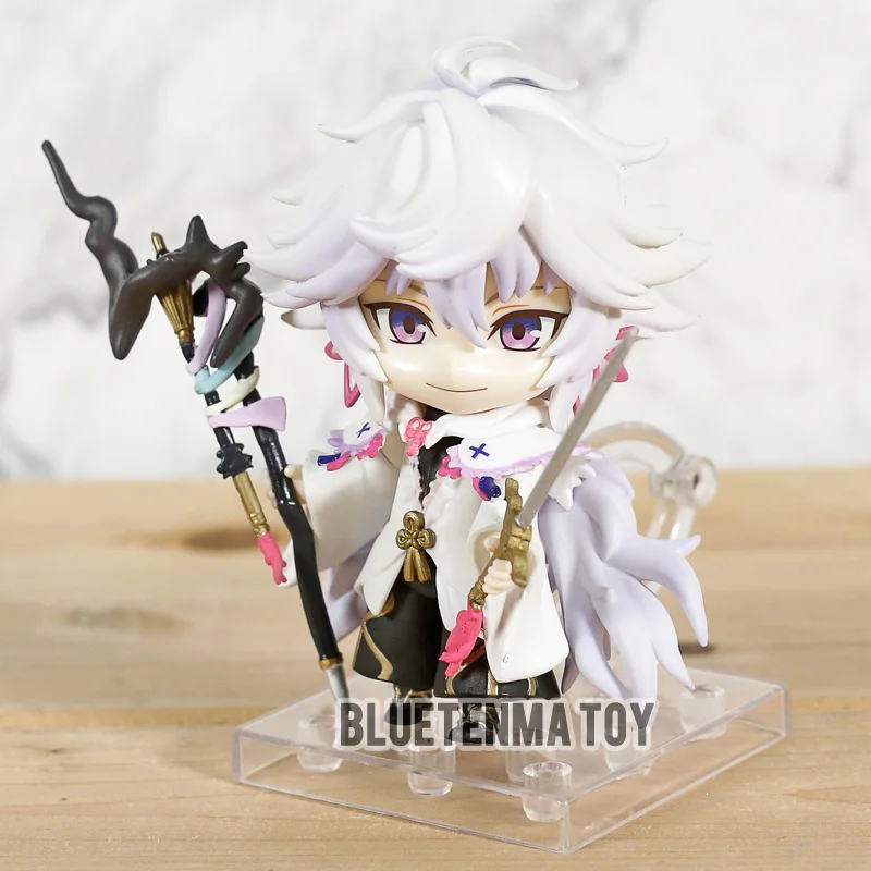 Игра FGO Fate Grand Order GSC Nendoroid 970-DX Кастер Мерлин цветок волшебник Ver ПВХ фигурка модель игрушки