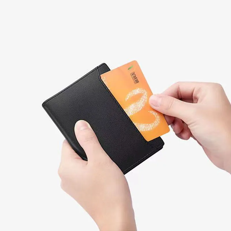 RFID Мужская ультратонкая компактная Высококачественная кредитница с защитой от