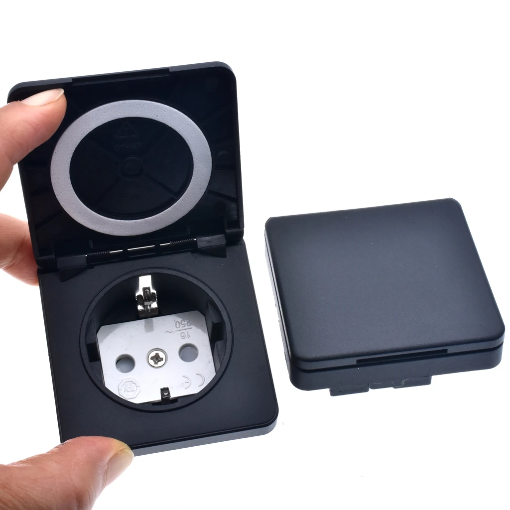 Немецкая Водонепроницаемая промышленная розетка переменного тока скрытая вилка