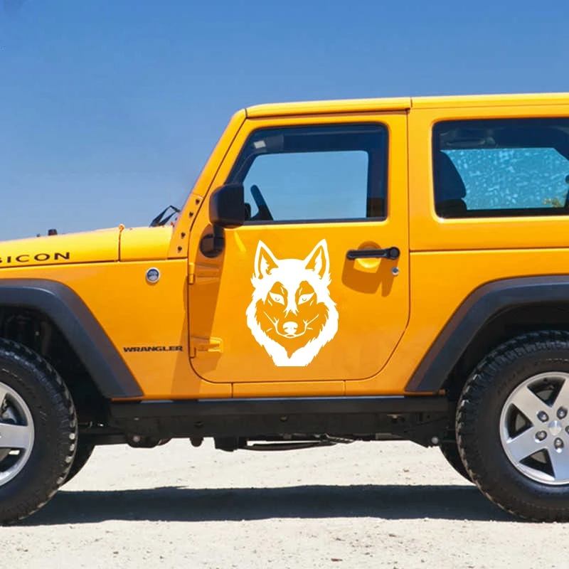 

30650# Wolf car sticker decal waterproof stickers on car rear bumper window vinyl die cut 4 sizes no bg