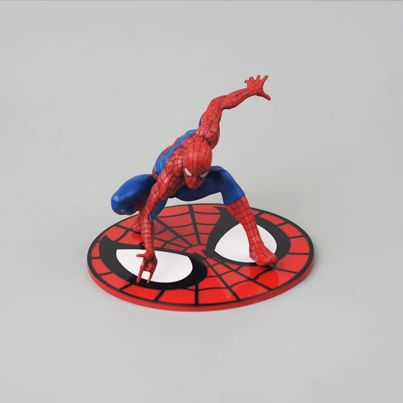 

Marvel Avengers Spider Man Action Figures PVC Spiderman Doll Toy Cake Car Decoration