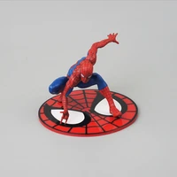 marvel avengers spider man action figures pvc spiderman doll toy cake car decoration