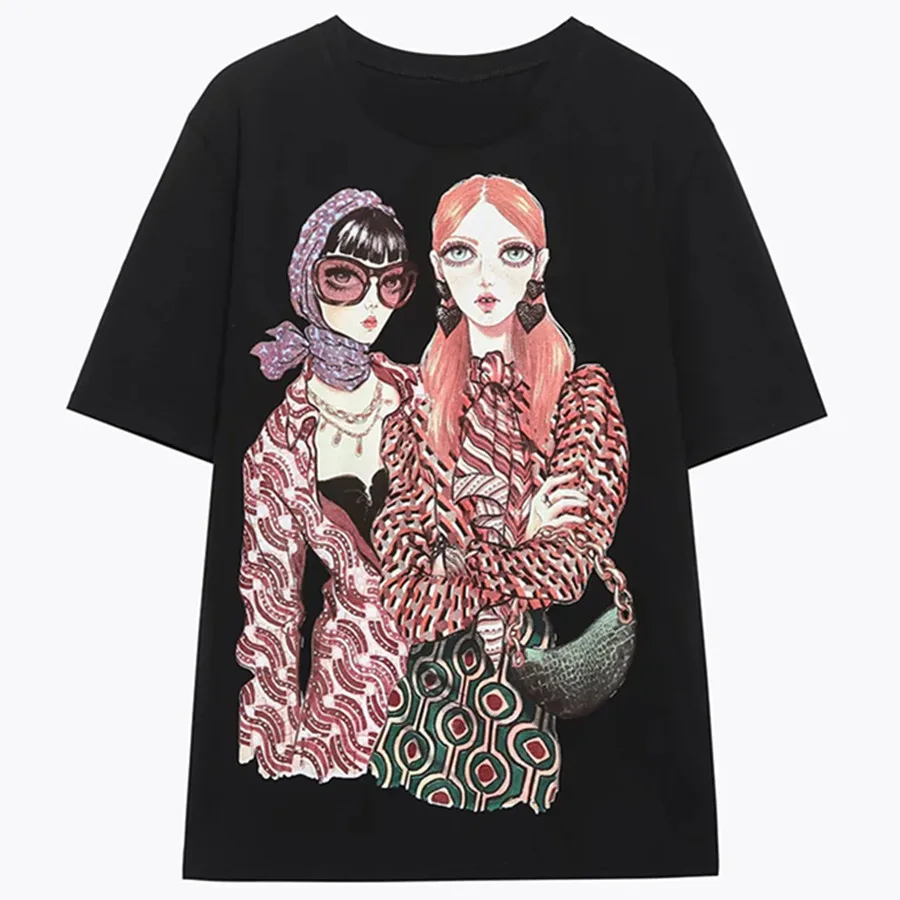 

Withered Harajuku Tshirt England High Street Cotton O-neck Girls Printing Summer T Shirt Women Camisetas Verano Mujer 2022 Tops