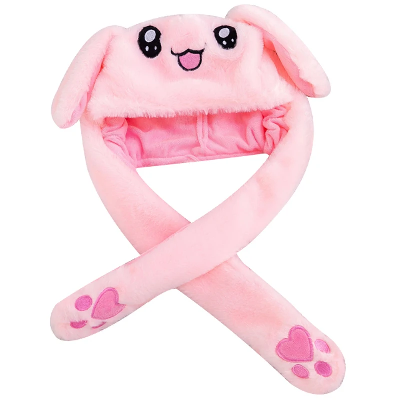 Розовые милые женские зимние шапки бини теплая вязаная шапка из натурального