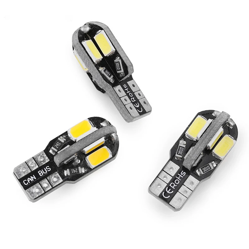 20 шт. Автомобильные светодиодные лампы T10 5730 8SMD 12 В|Сигнальная лампа| |